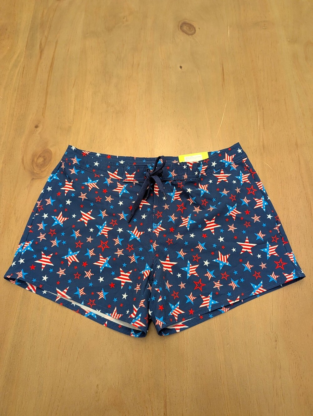 O'rageous Board Shorts Women's Junior Swim Short Americana Stars Size Medium NWT